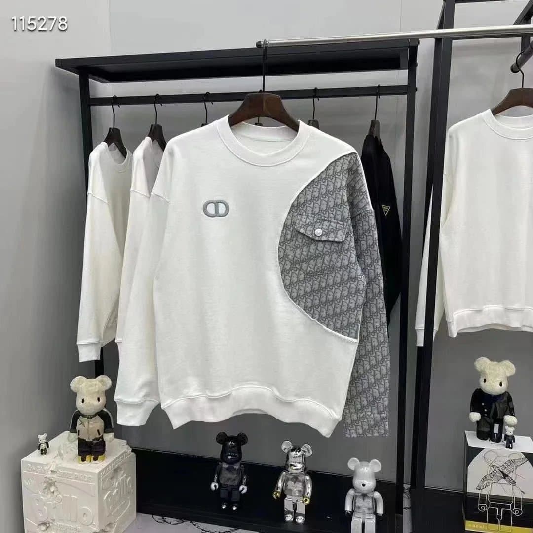 Dior Polo Shirt CD Logo — 热门卫衣-白