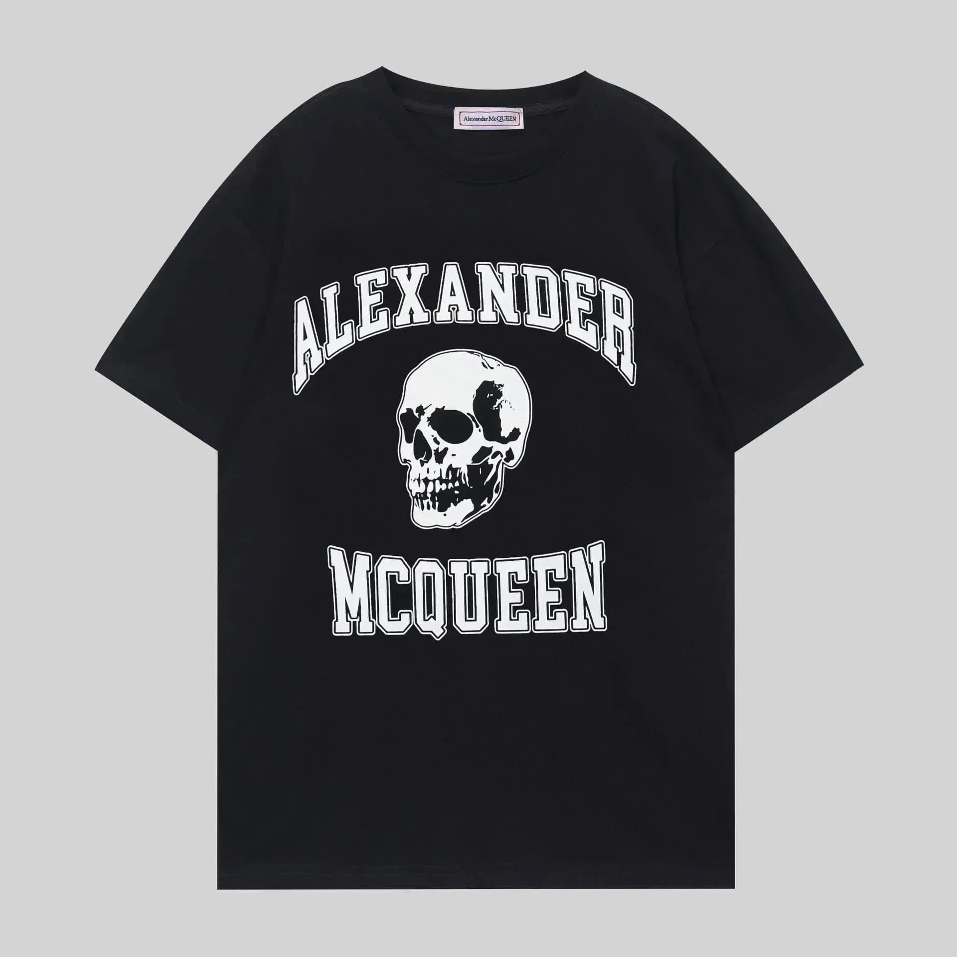 Alexander McQueen Skull Graphic Tee Arch Logo