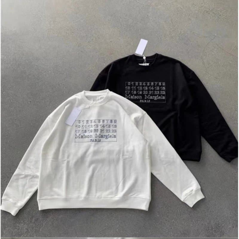 Maison Margiela Numbered Shirt Back Print — 6561黑色