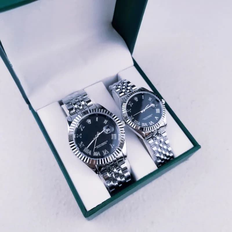 Rolex Datejust Black Dial Steel