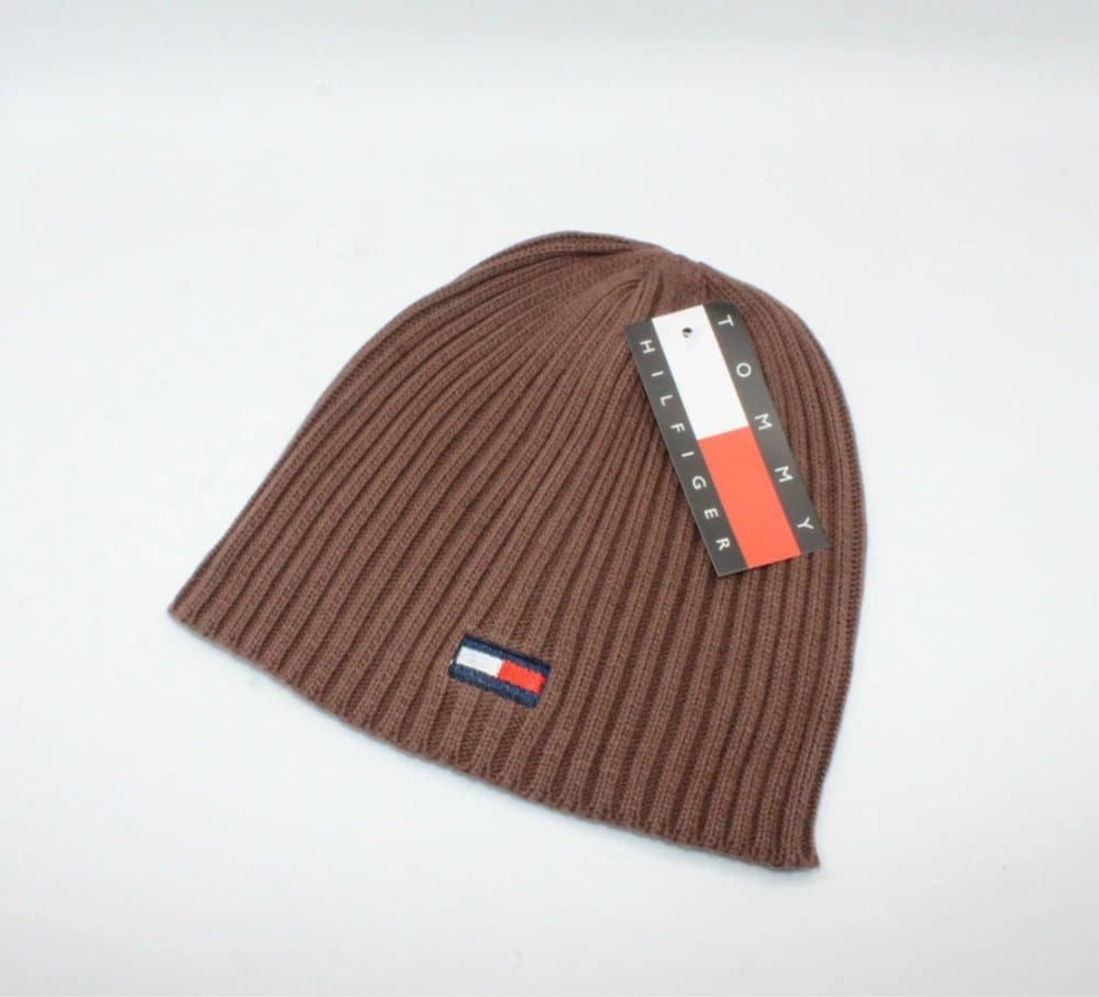 Tommy Hilfiger Ribbed Beanie Flag Logo