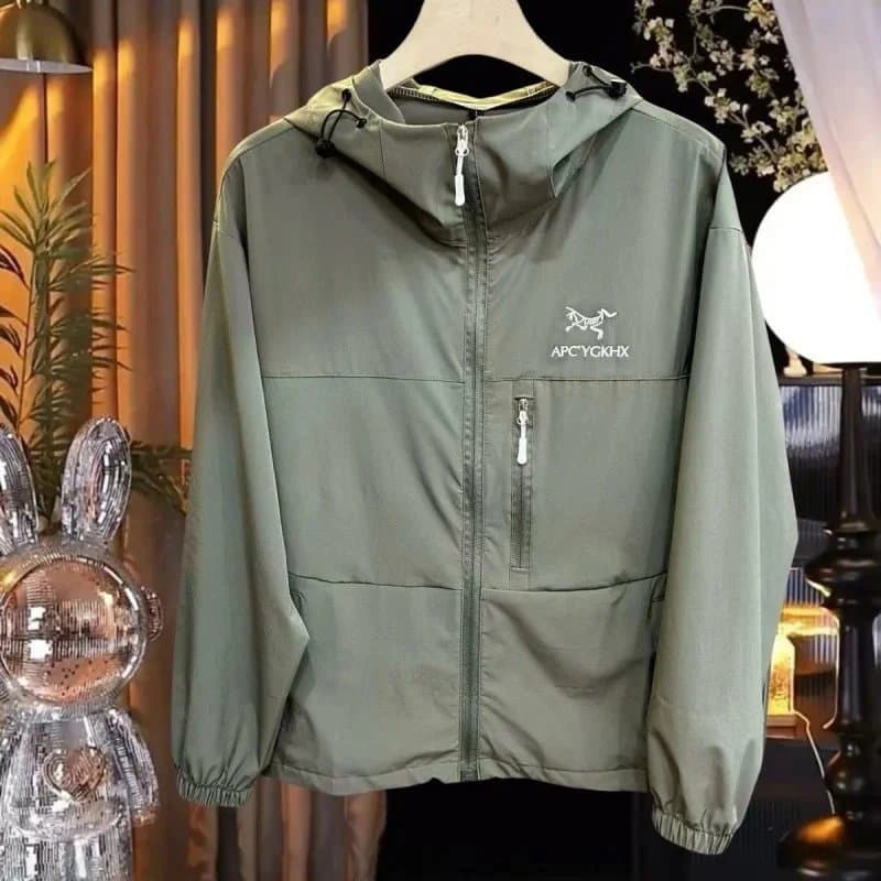 Arc'teryx Hooded Windbreaker Olive Green