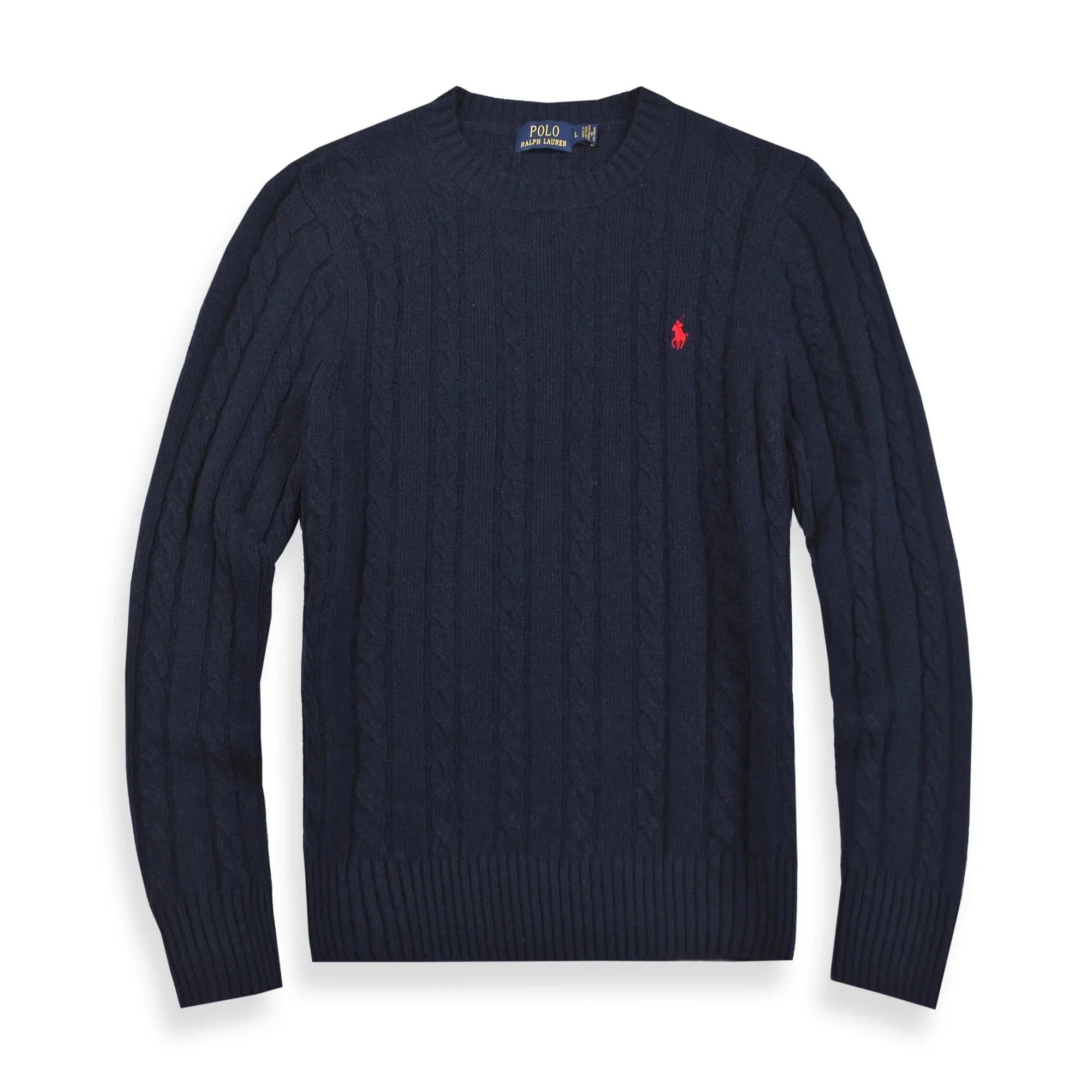Polo Ralph Lauren Cable Knit Sweater Classic Fit — 藏青色
