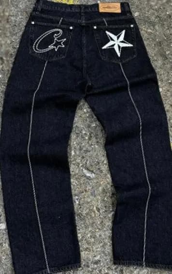 Corteiz Denim Jeans C Star Embroidery