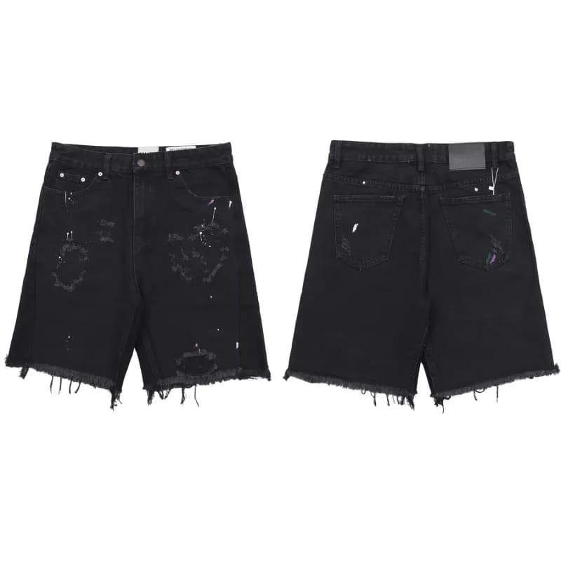 Gallery Dept. Flared Jeans Distressed Paint-Splatter — 635