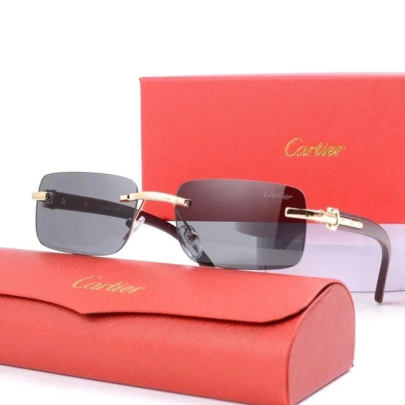 Cartier Sunglasses Rectangular Rimless — 14