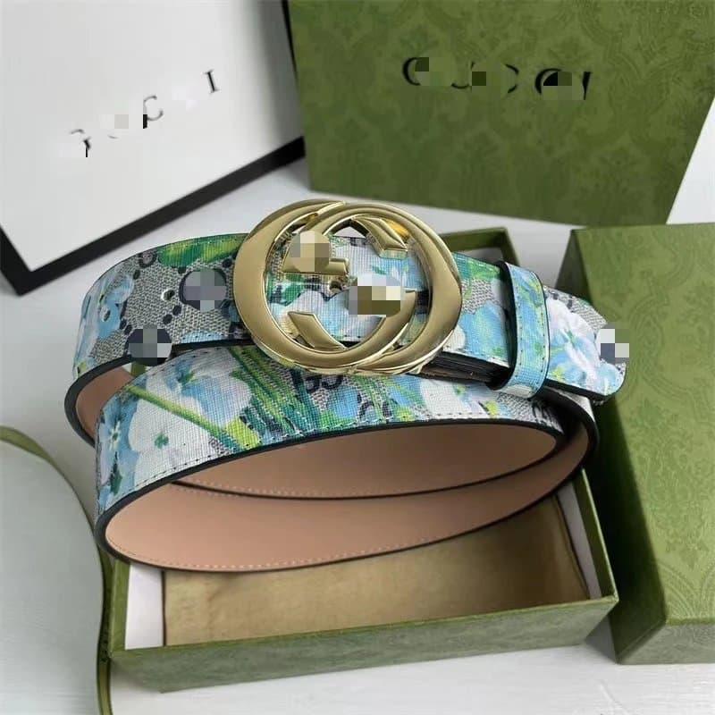 Gucci Horsebit 1955 Belt Floral Print