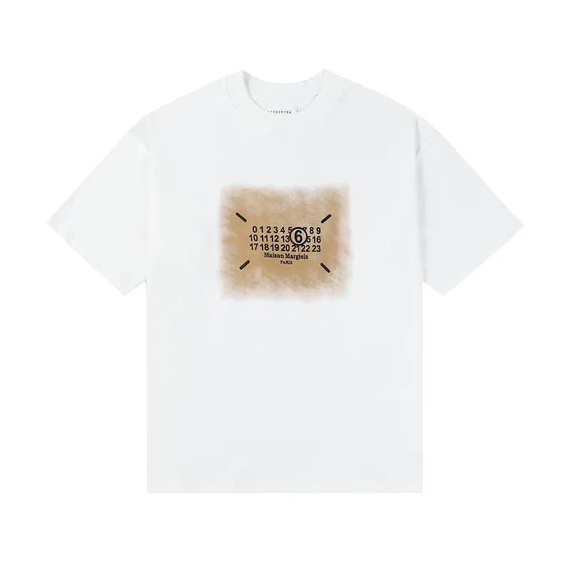 Maison Margiela T-Shirt White Stitch Logo — 840白色