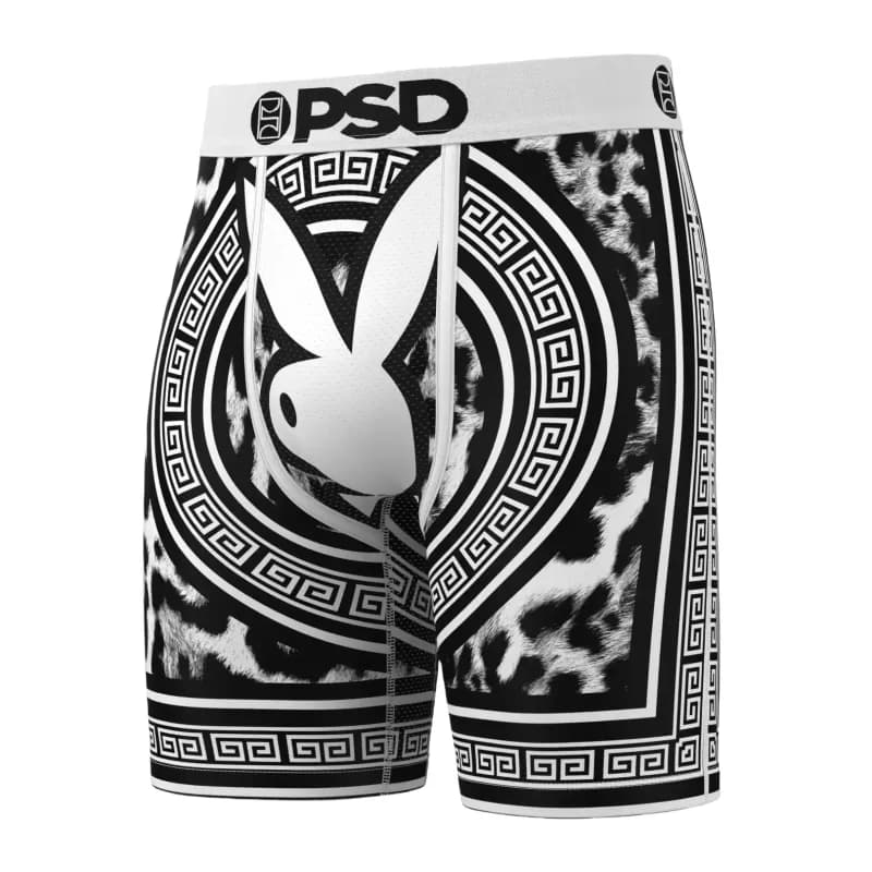 Represent Boxer Brief Greek Key Leopard