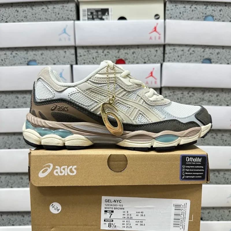 Asics GEL-NYC White Grey — 1203A383-103 白