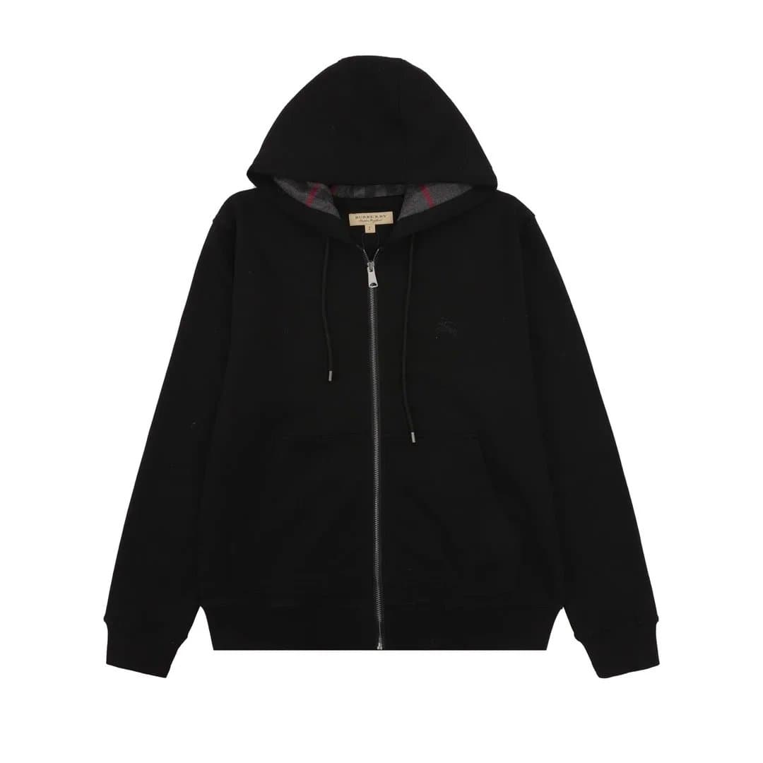 Burberry Zip-Up Hoodie Classic Check Lining