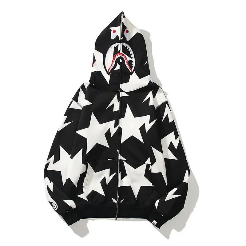 BAPE Shark Hoodie Multi Camo — 5