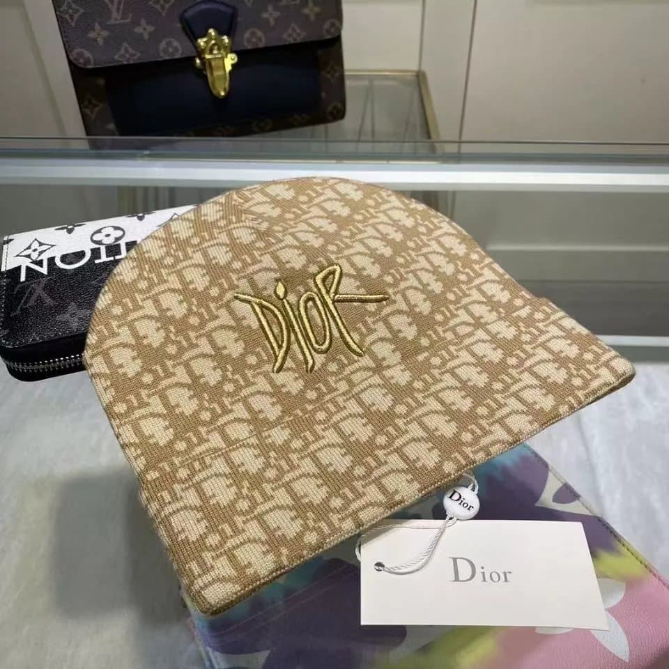Dior Beanie Oblique Logo