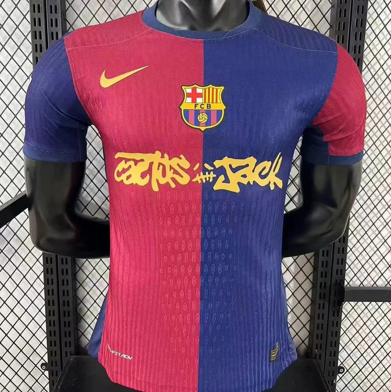 Nike FC Barcelona Home Jersey Cactus Jack Collab