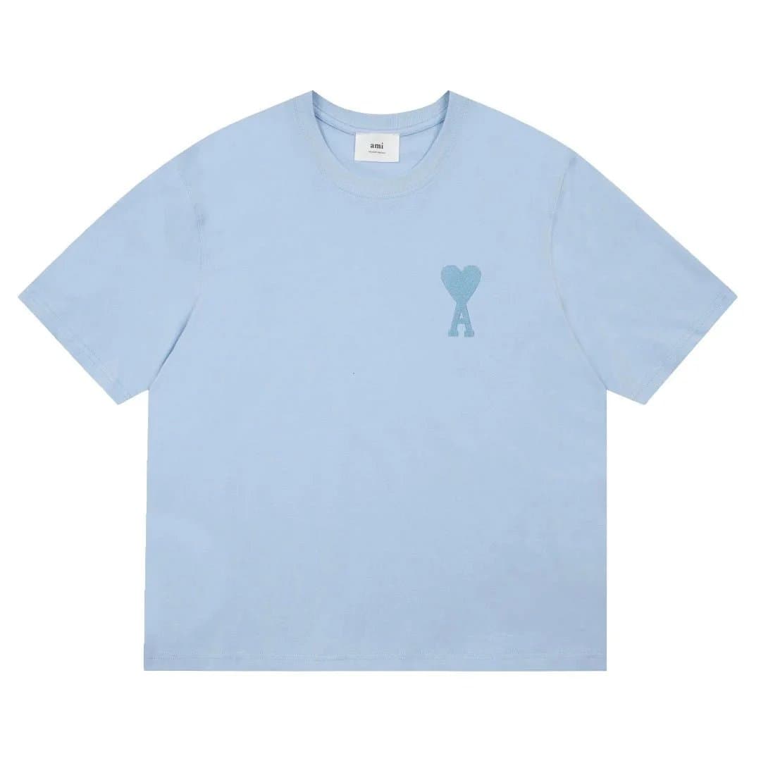 Maison Kitsuné T-Shirt Fox Logo — 蓝色
