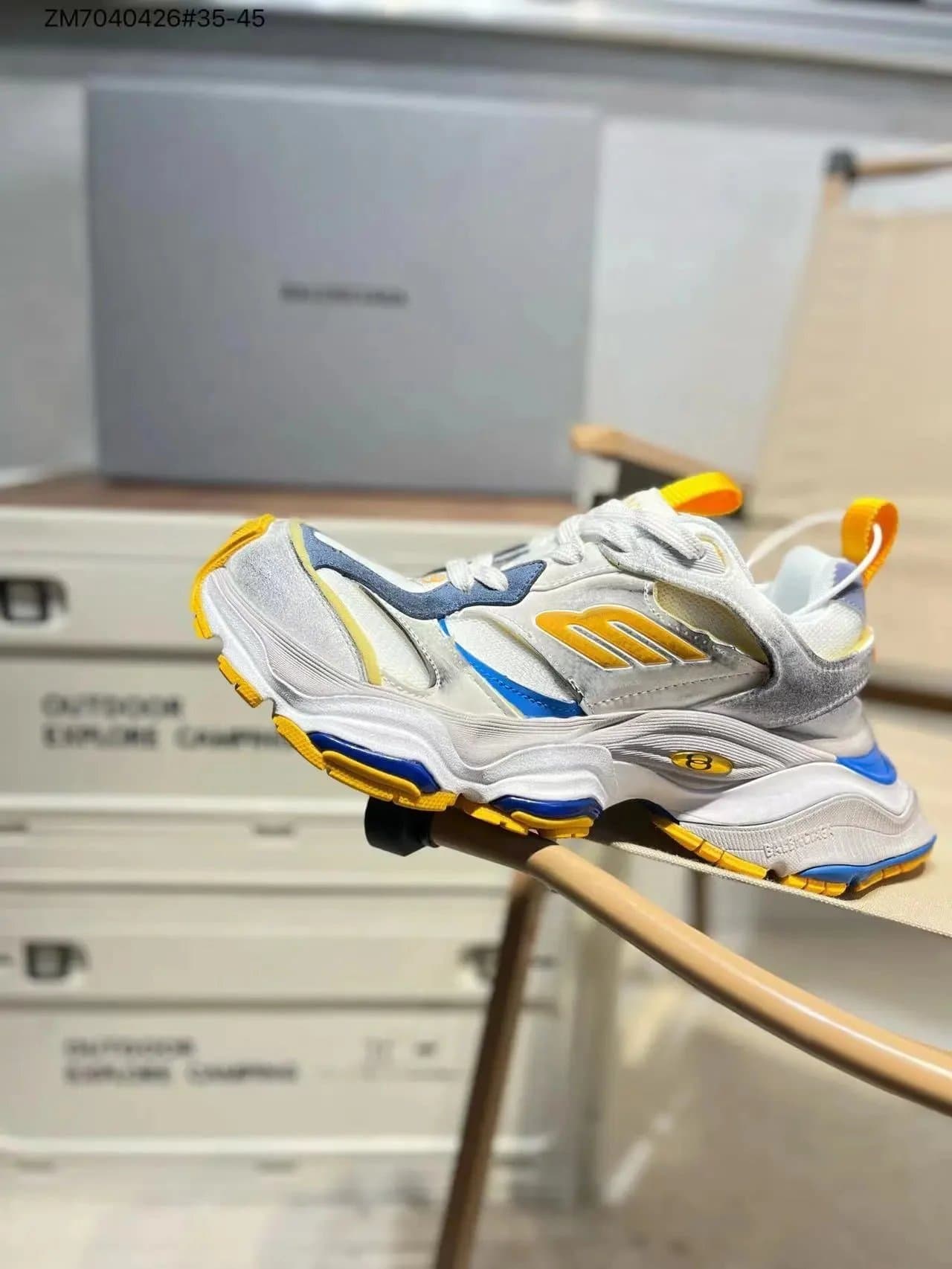 Balenciaga Triple S Black Silver — 26