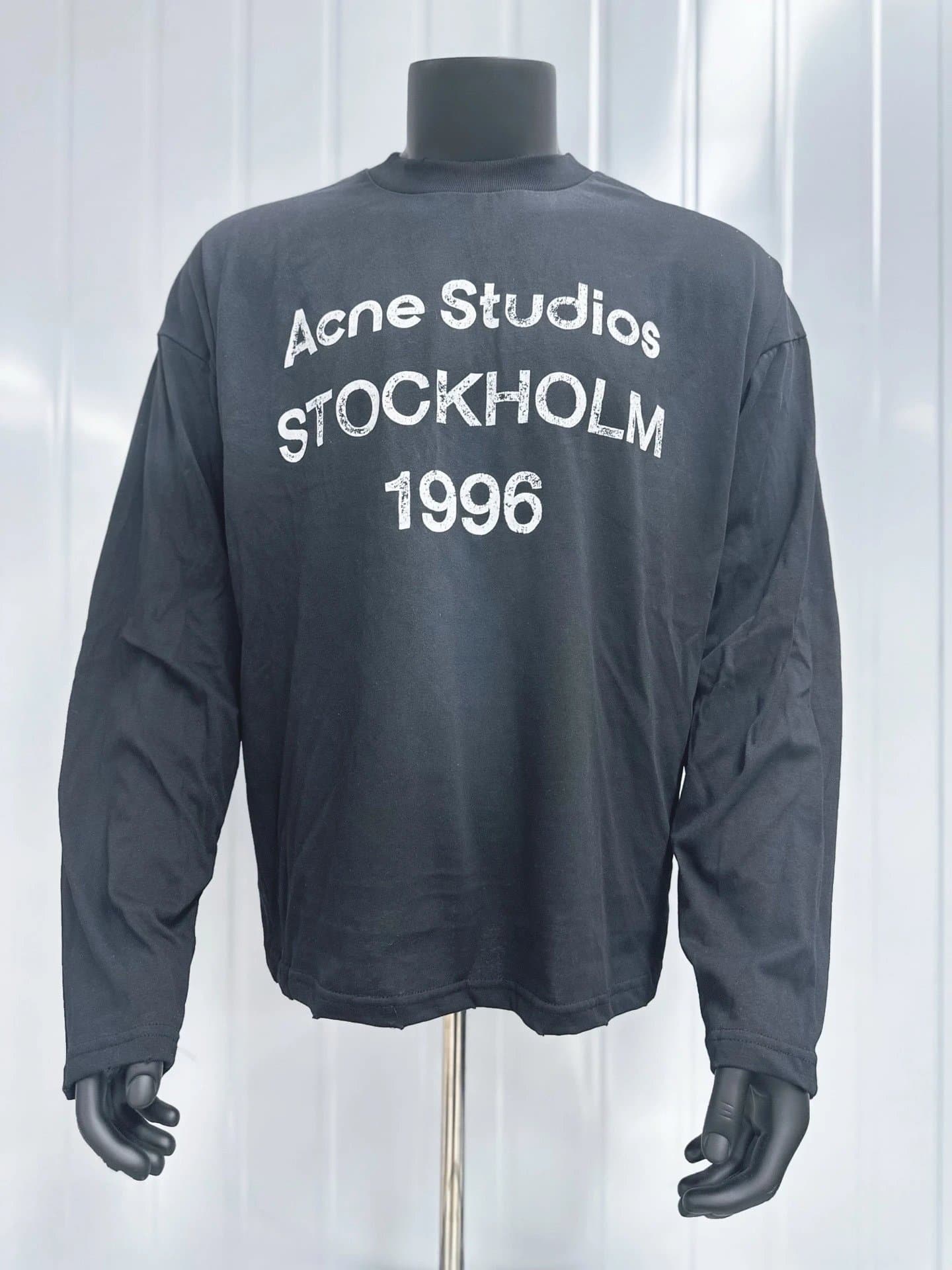 Acne Studios Long Sleeve Tee Stockholm 1996 Print