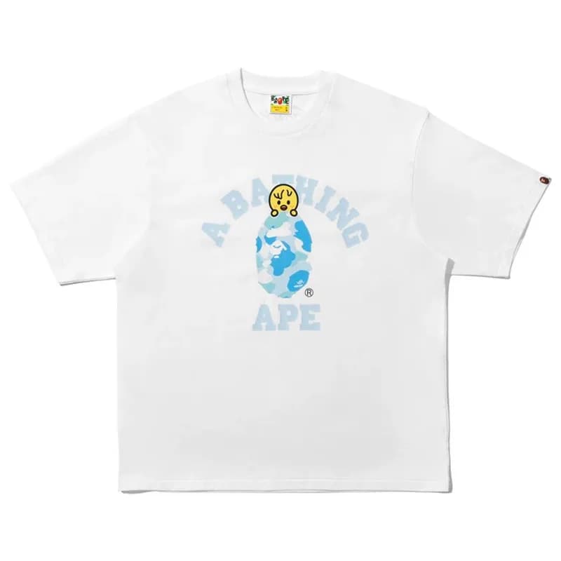 BAPE Ape Head Tee Cherry Blossom — 972白浅蓝