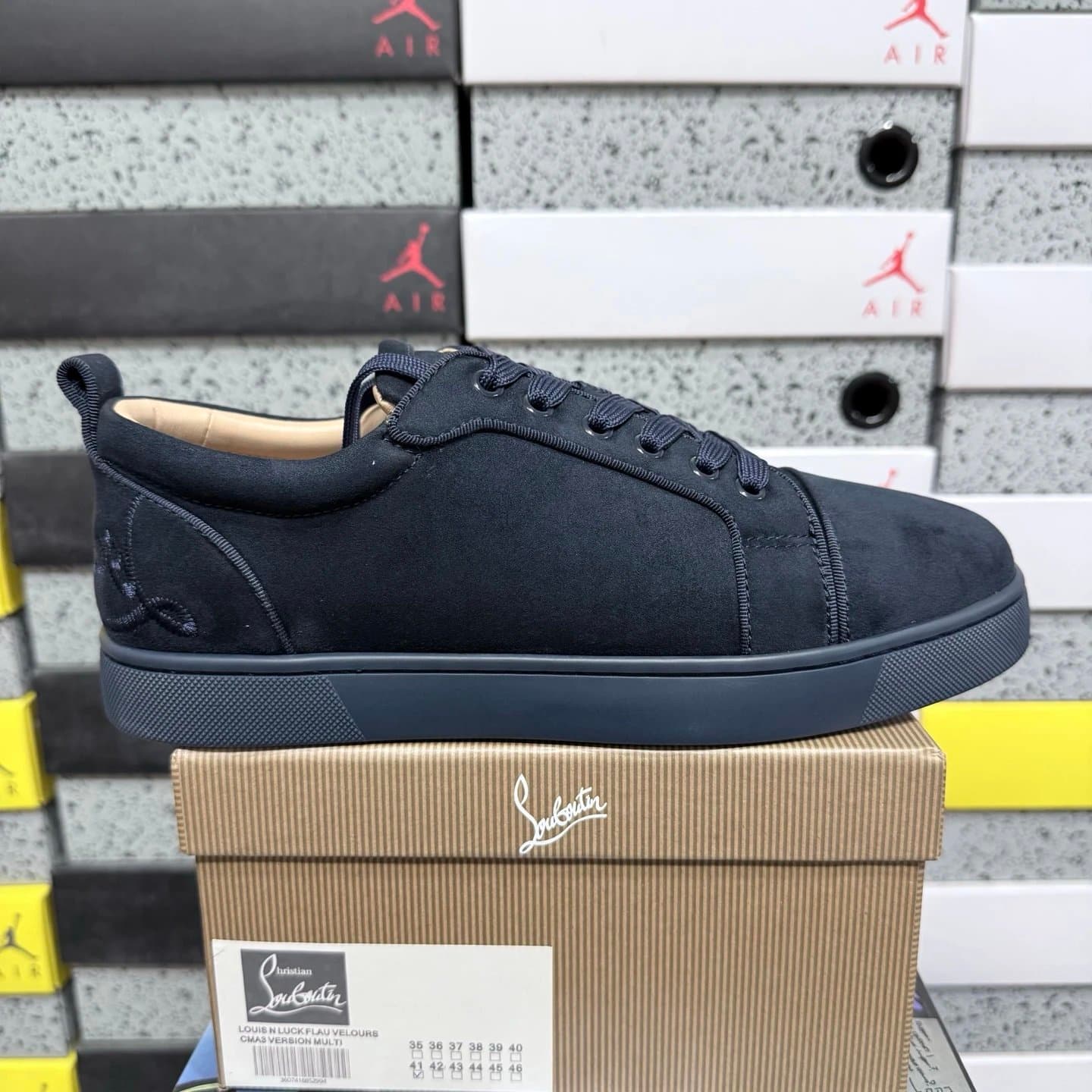 Christian Louboutin Louis N Lock Flau Velours CMAS Version Multi