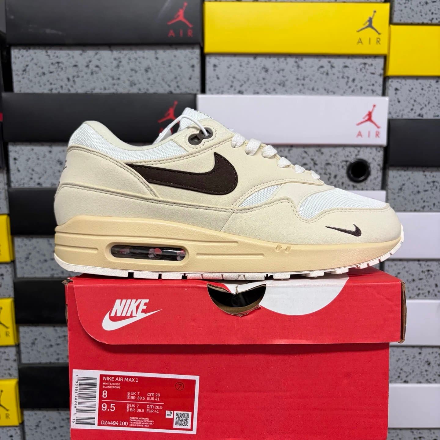 Nike Air Max 1 White/Beige