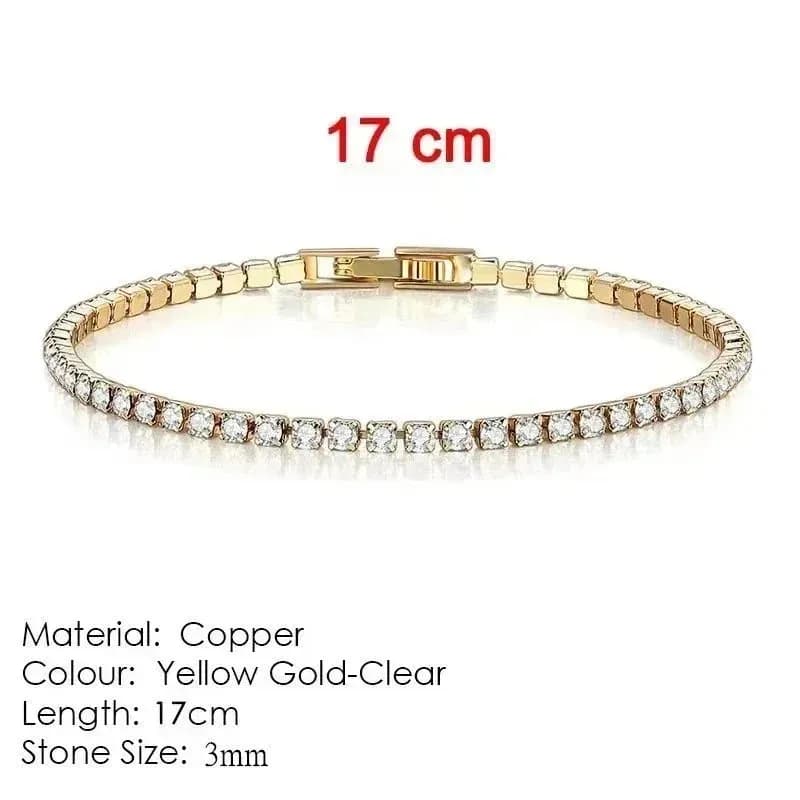 Cuban Link Bracelet Pave Crystal