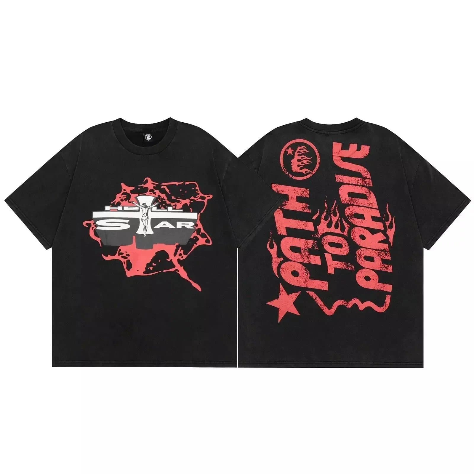 Hellstar Graphic Tee Powered By The Star — 34