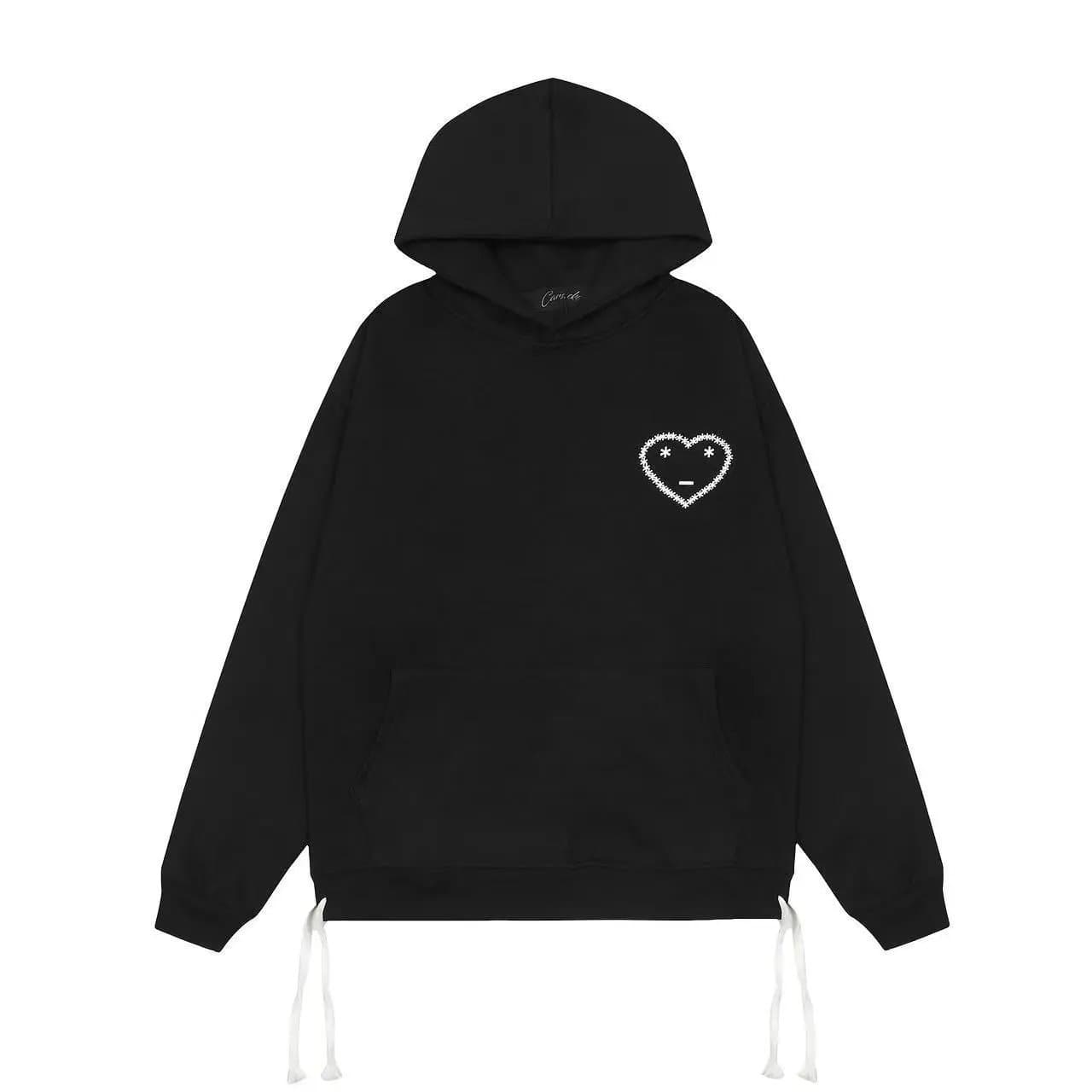 Fear of God Essentials Drawstring Joggers Heart Embroidery — 01黑白卫衣