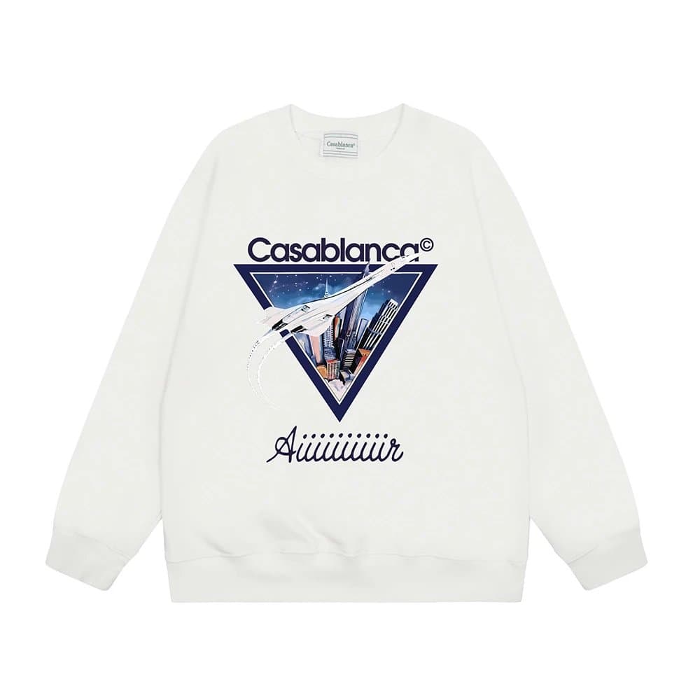 Casablanca Casa Blanca Sweatshirt Tennis Graphic — 044白色