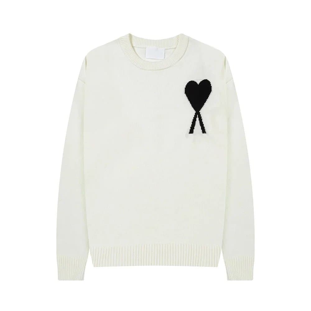 Comme des Garçons Knit Sweater Black Heart Logo