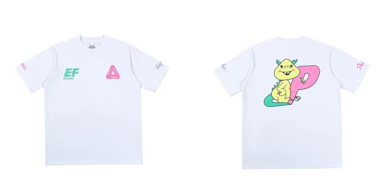 Palace Graphic Tee Multi-Character Print — 白色3921