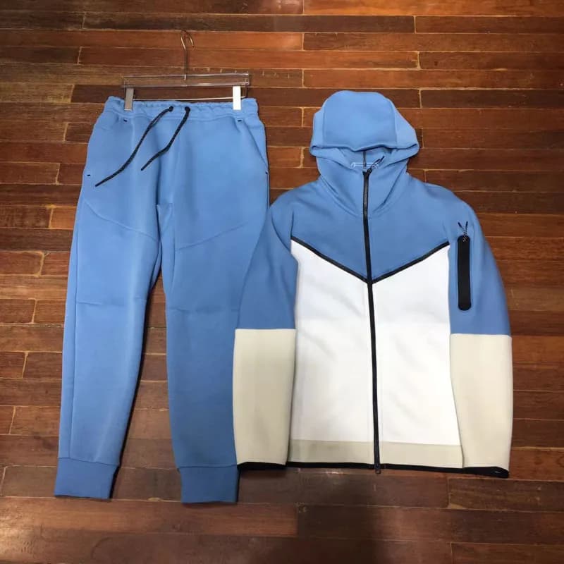 Nike Tech Fleece Hoodie and Joggers Colorblock