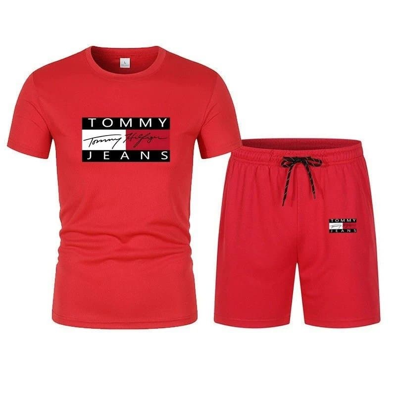 Tommy Hilfiger T-Shirt and Shorts Set Tommy Jeans Logo