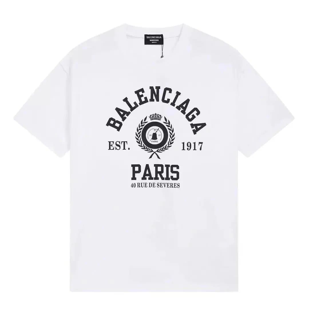 Balenciaga Graphic Tee World Cities Print — 028