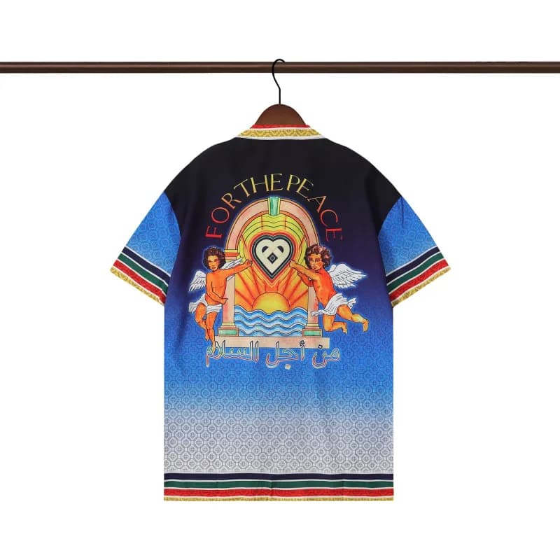 Striped Shorts Multicolor Vertical Stripe — Q243 Figure