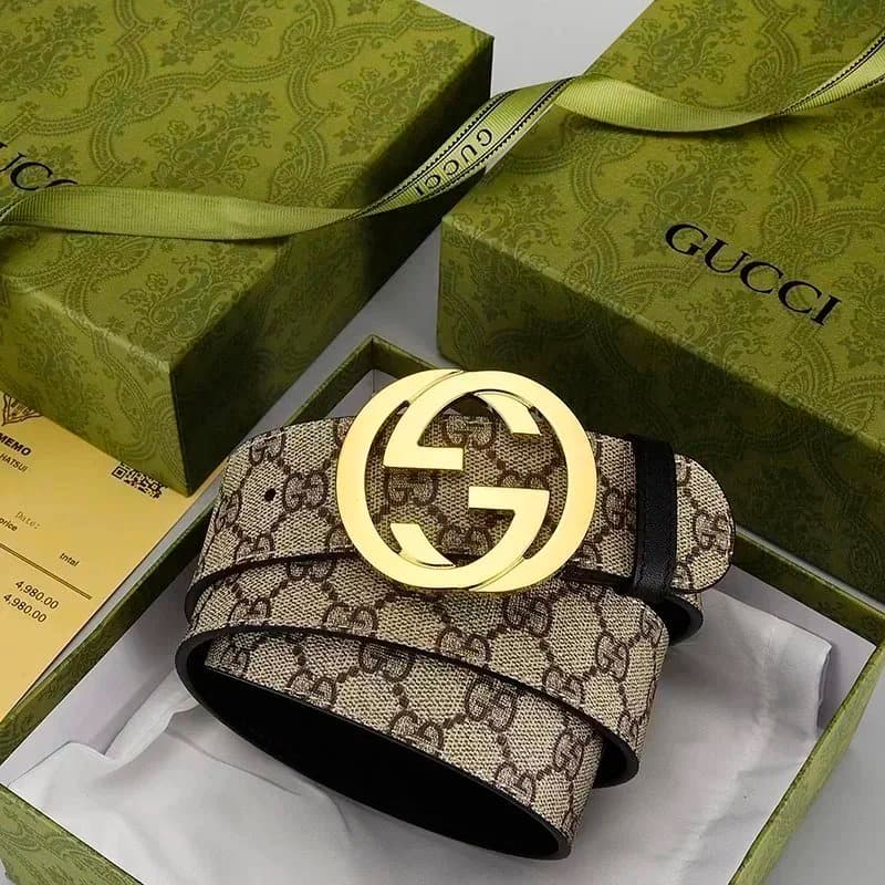 Gucci Horsebit 1955 Belt GG Supreme Canvas