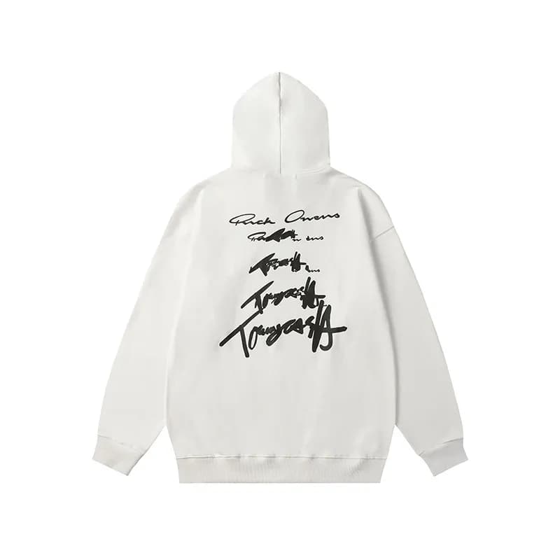 Comme des Garçons Button-Up Shirt Label Print — 836白