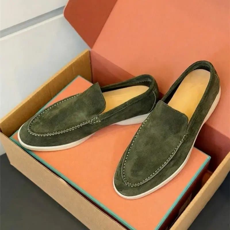 Loewe Loafer Suede Slip-On