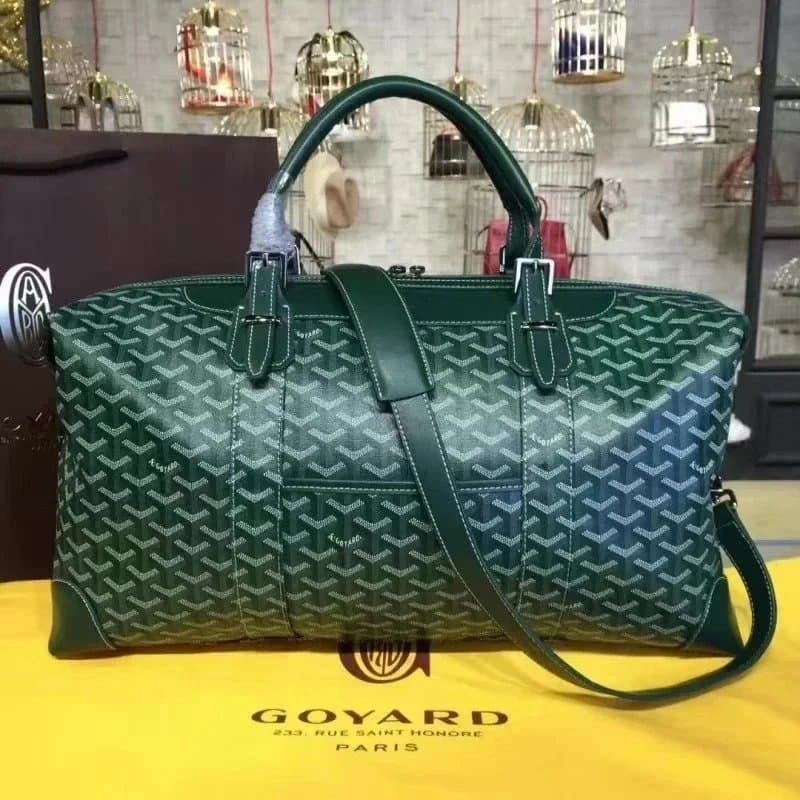 Goyard Saint Louis Green Chevron