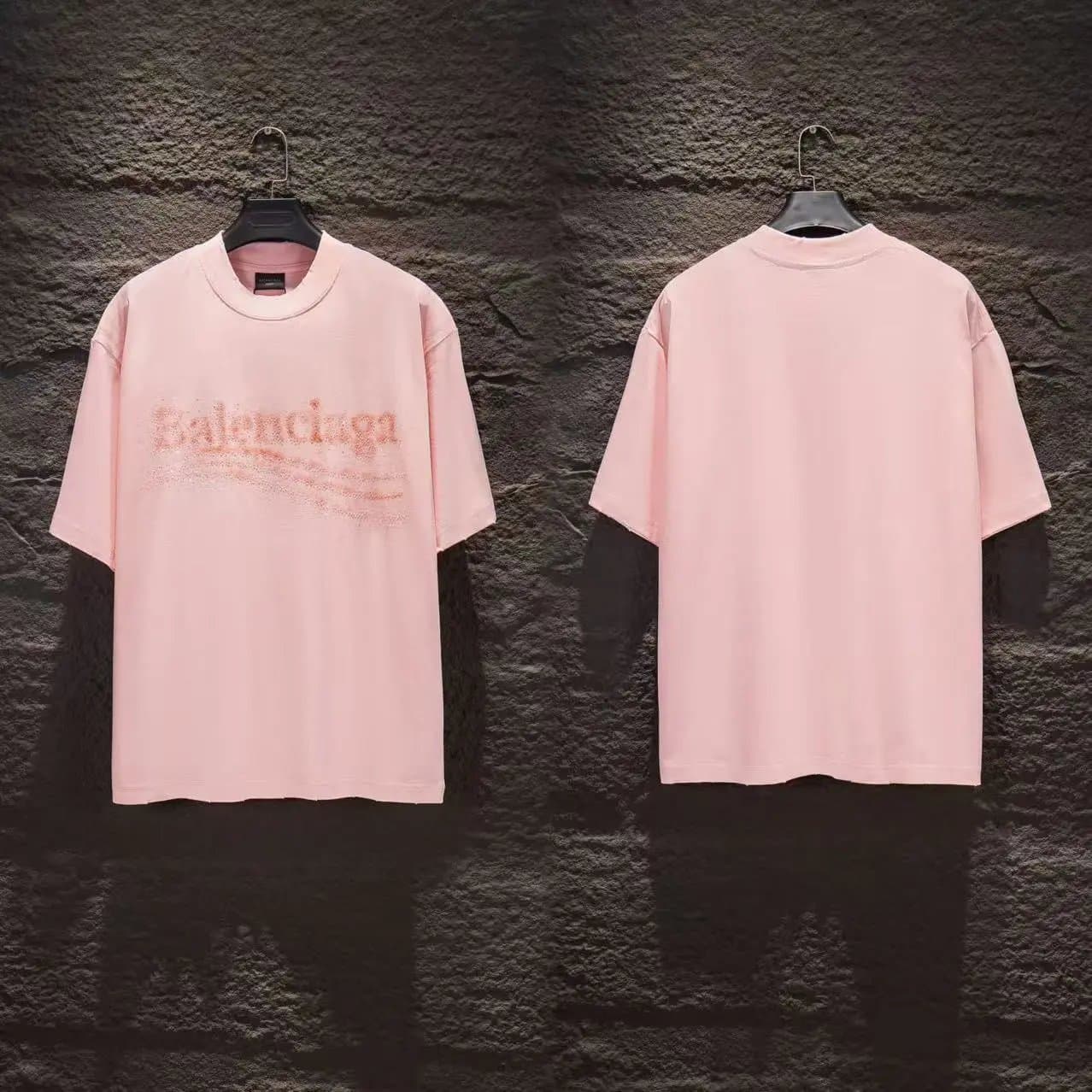 Balenciaga Logo T-Shirt Oversized Script — 40