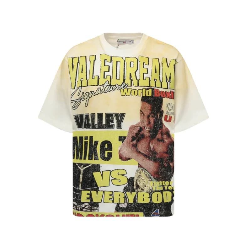 Saint Laurent Graphic T-Shirt Wesley Dreams Print — Z5