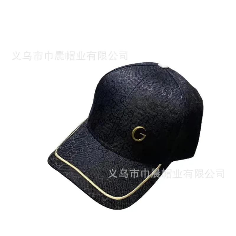 Gucci Bucket Hat GG Monogram Print — G baseball Black
