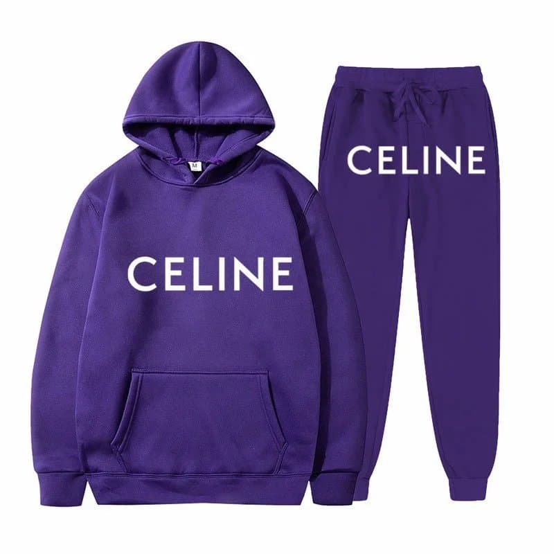 Celine Logo Joggers White Logo — 13