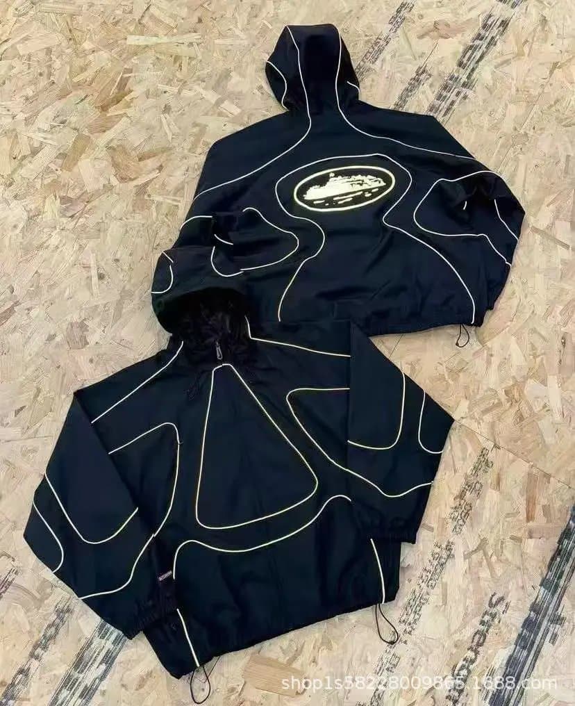 Supreme Windbreaker Jacket Reflective Outline