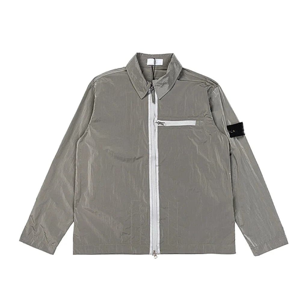 Stone Island Reflective Jacket Metallic Grey
