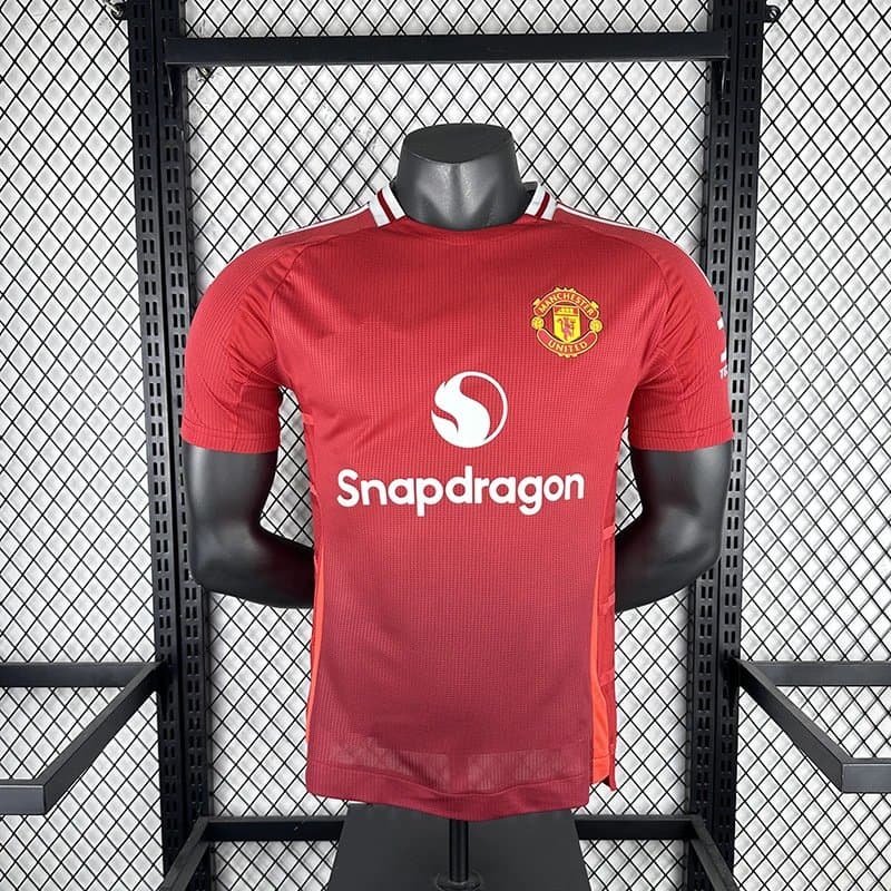 Adidas V-Neck Jersey MSC Logo — 2425曼联主场