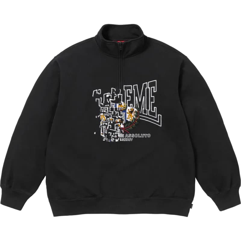 Supreme Half-Zip Sweatshirt Assoluto Graphic