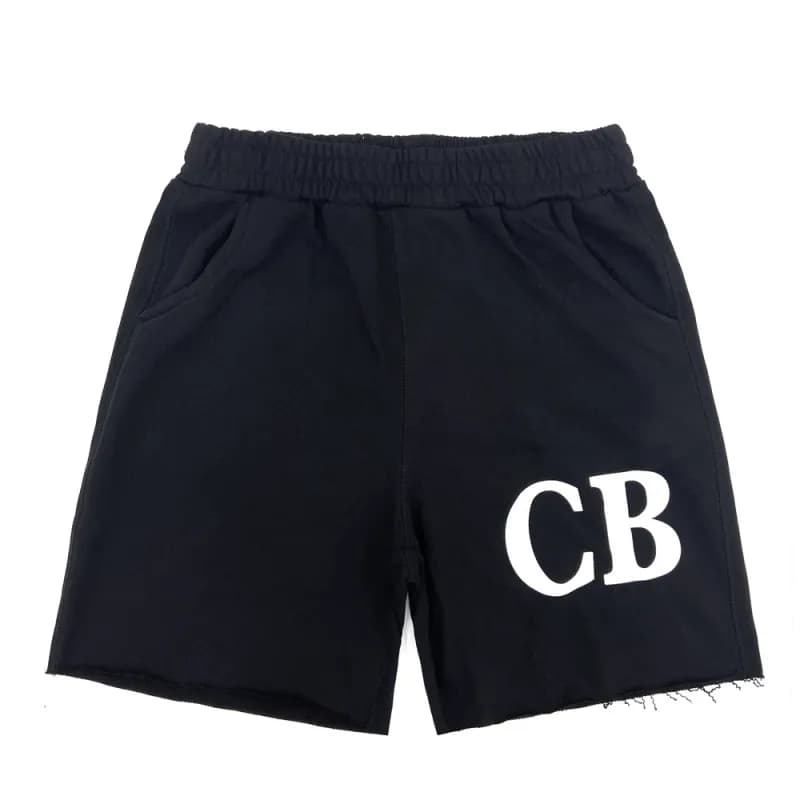Corteiz CB Logo Shorts Black with White CB Logo