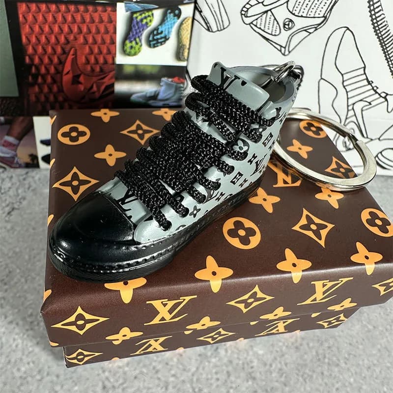 Louis Vuitton Sneaker Keychain Monogram Print