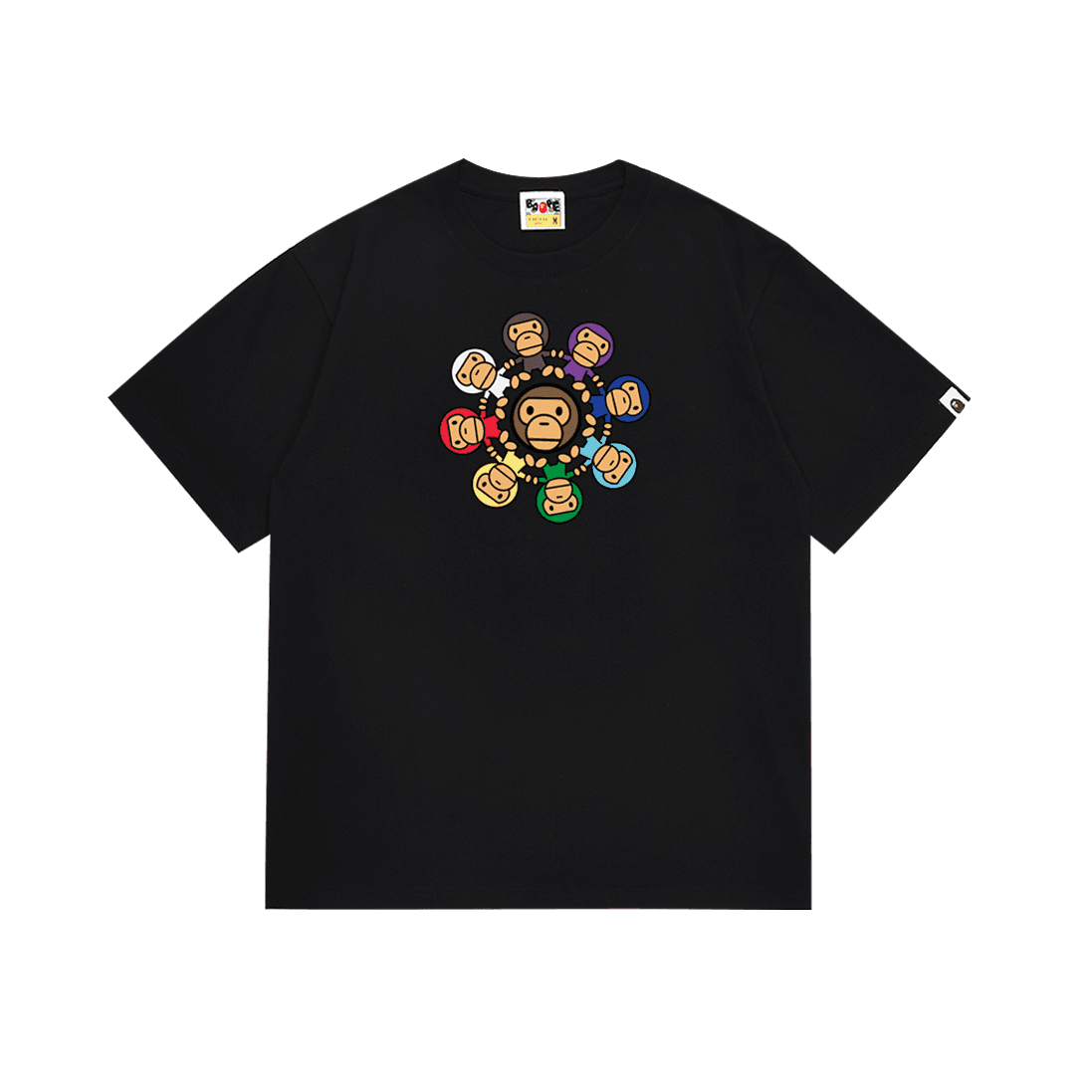BAPE Ape Head Tee Multi-Logo Print — S33