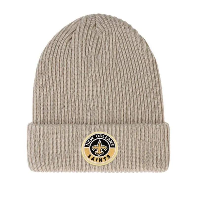 NFL Cuffed Beanie New Orleans Saints Logo